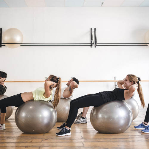 Gainage dynamique avec la swiss ball | Trans-Faire
